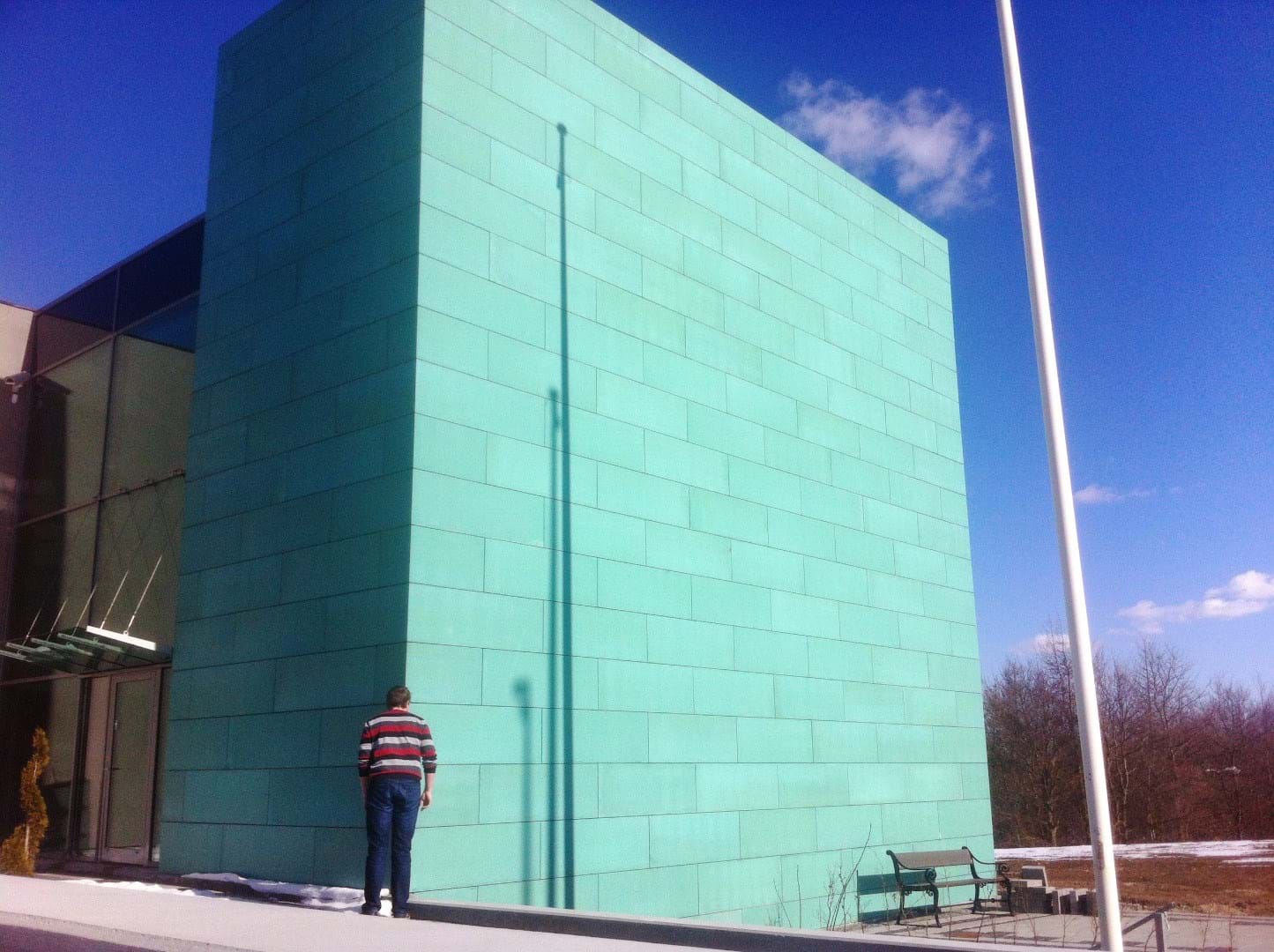 Facade cladding with TECU Patina.