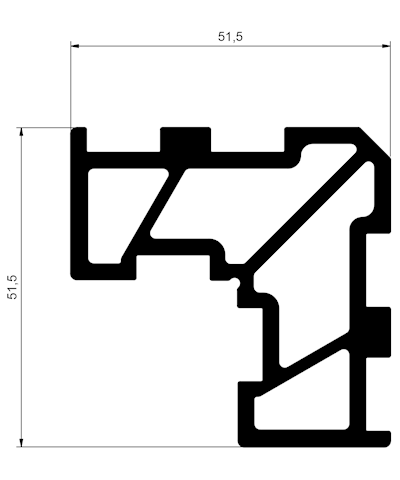 AWP 801 Cornerbinder deburred 7,3mm - 7.3 mm