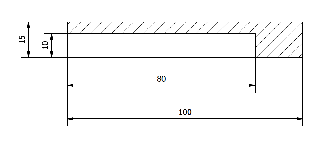 Cross-section comparison for CW004A (copper) and 6101B (aluminium).