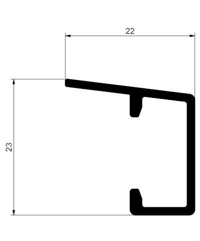 AWP 204 Bottom frame - 6000 mm