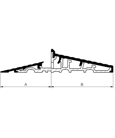 AWP 706 Alu-Sill 52/78 o/holes - 6600 mm